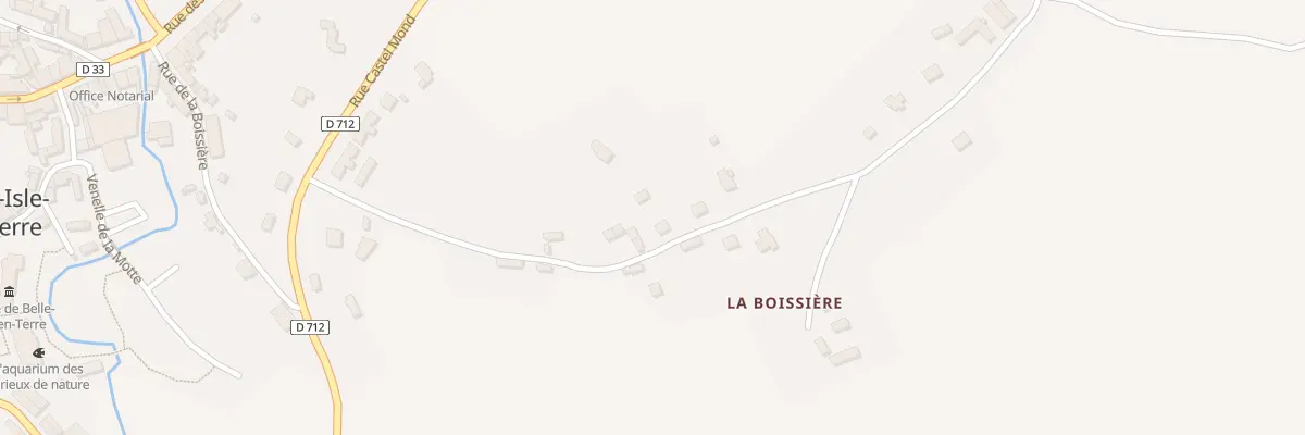 Plan du 5 La Boissiere à Belle-Isle-en-Terre