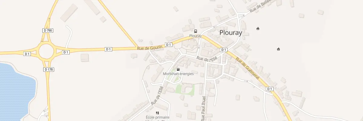 Plan du 15 Rue de l’Elle à Plouray