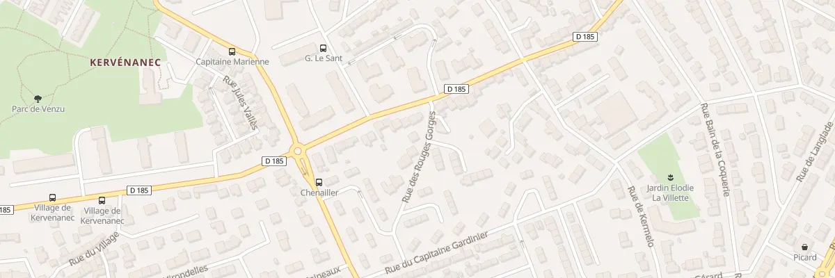Plan du 3B Rue des Rouge-Gorges à Lorient
