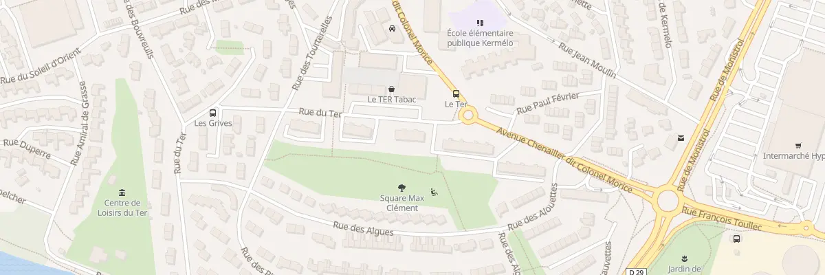 Plan du 2 Rue du Ter à Lorient