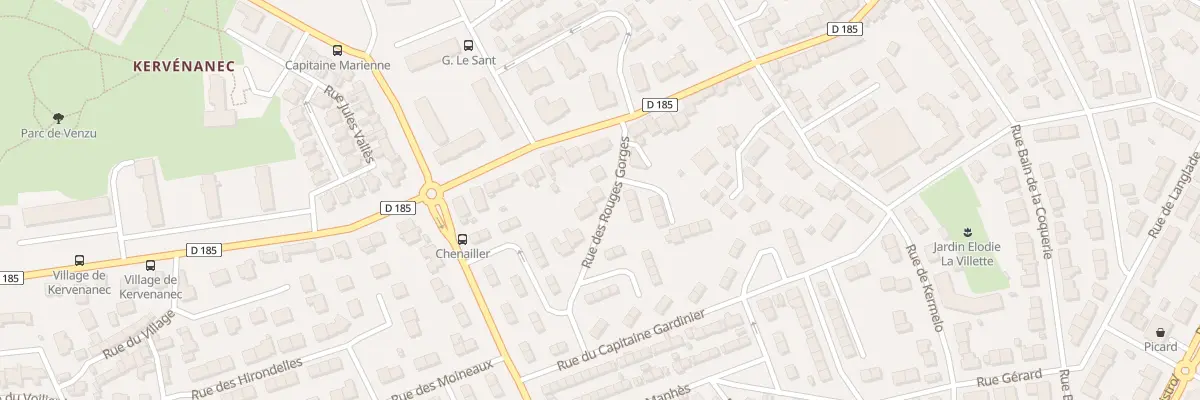 Plan du 5 Rue des Rouge-Gorges à Lorient