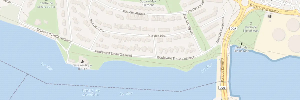 Plan du 2 Rue des Cygnes à Lorient