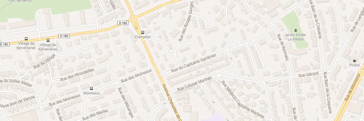 Plan du 6 Rue Cap Gardinier à Lorient