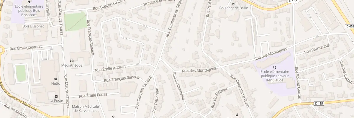 Plan du 52 Rue comtesse de Ségur à Lorient