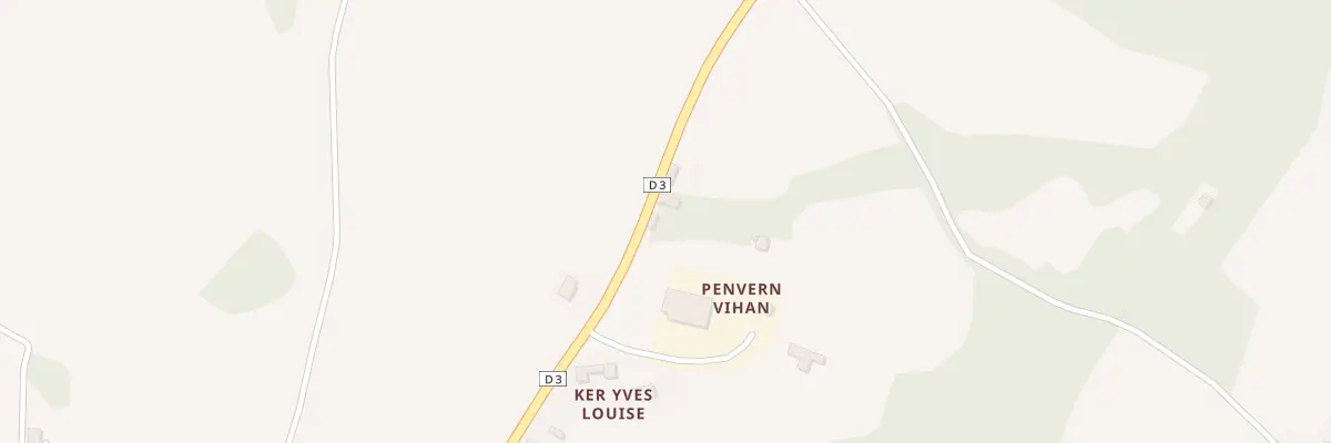 Plan du 10 Penvern Bian à Glomel