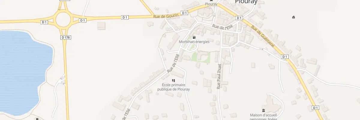 Plan du 25 Rue de l’Elle à Plouray