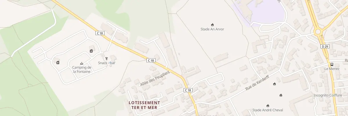 Plan du 17A Rue de Quehello à Larmor-Plage