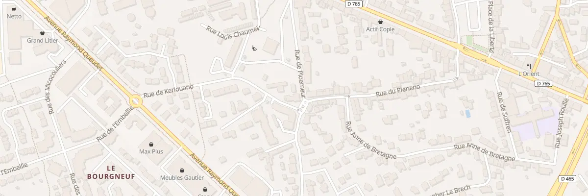 Plan du 19 Rue de Ploemeur à Lorient