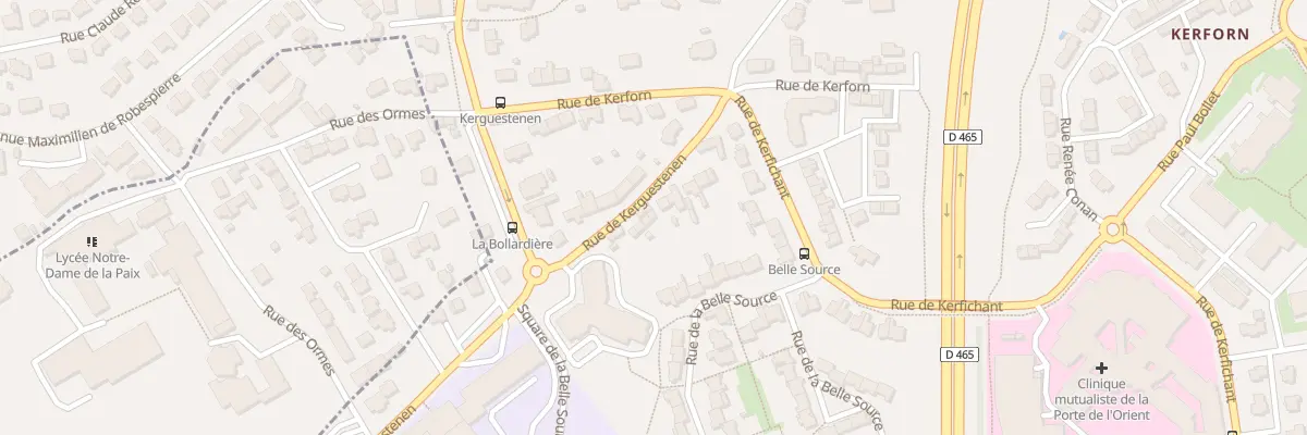 Plan du 14A Rue de Kerguestenen à Lorient