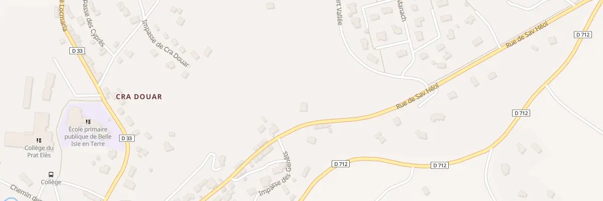 Plan du 19 Rue des Tilleuls à Belle-Isle-en-Terre
