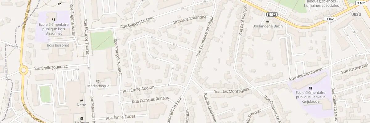 Plan du 35 Rue comtesse de Ségur à Lorient
