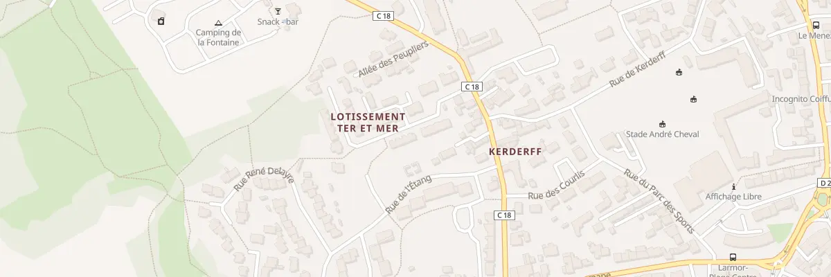 Plan du 10 Rue des Trois Pierres à Larmor-Plage