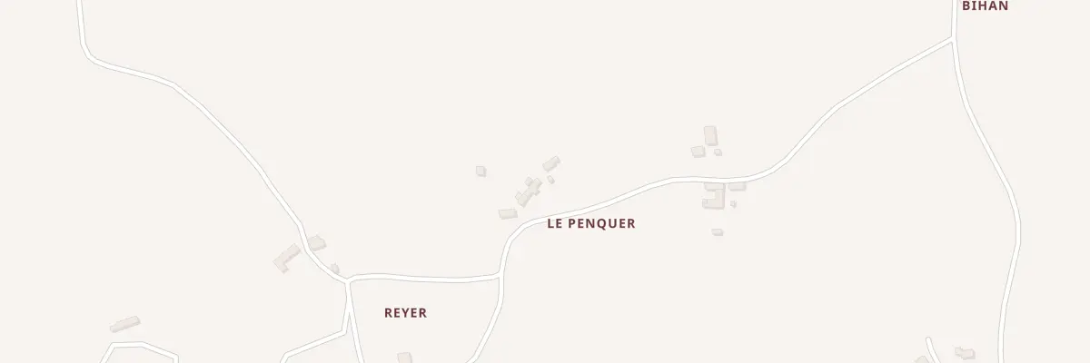 Plan du 5351 Le Penquer à Pluzunet