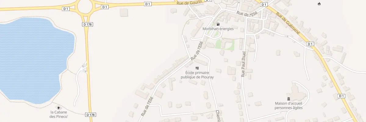 Plan du 20 Rue de l’Elle à Plouray