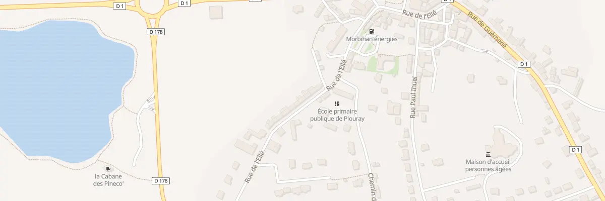 Plan du 24 Rue de l’Elle à Plouray