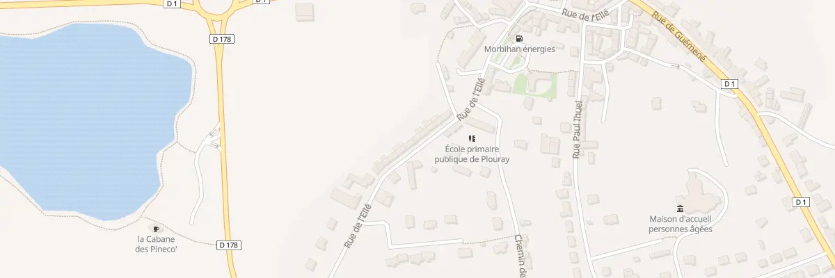 Plan du 26 Rue de l’Elle à Plouray