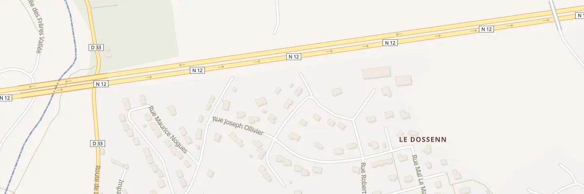 Plan du 5 Rue du Dossen à Belle-Isle-en-Terre