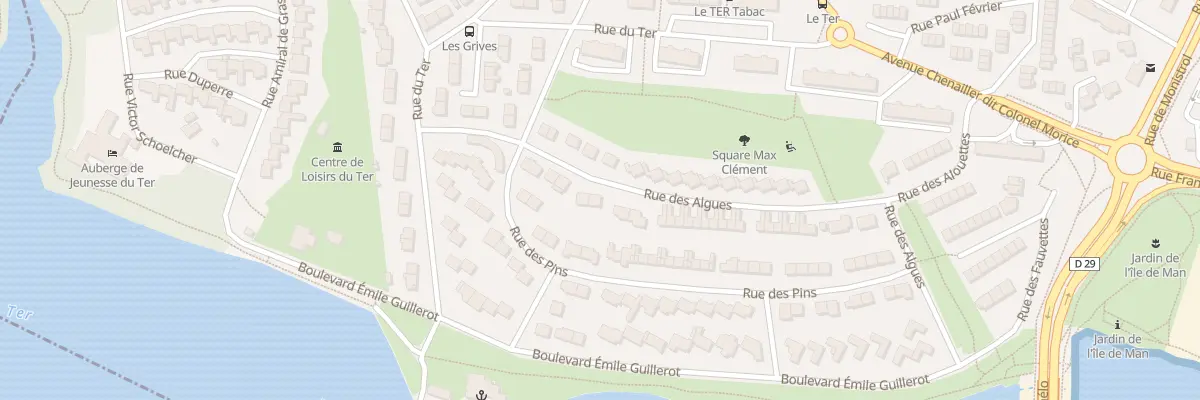 Plan du 50 Rue des Algues à Lorient