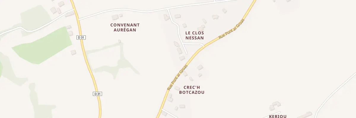 Plan du 3 Loguel Clos Nessan à Tonquédec