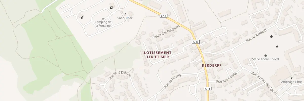 Plan du 13 Rue des Trois Pierres à Larmor-Plage