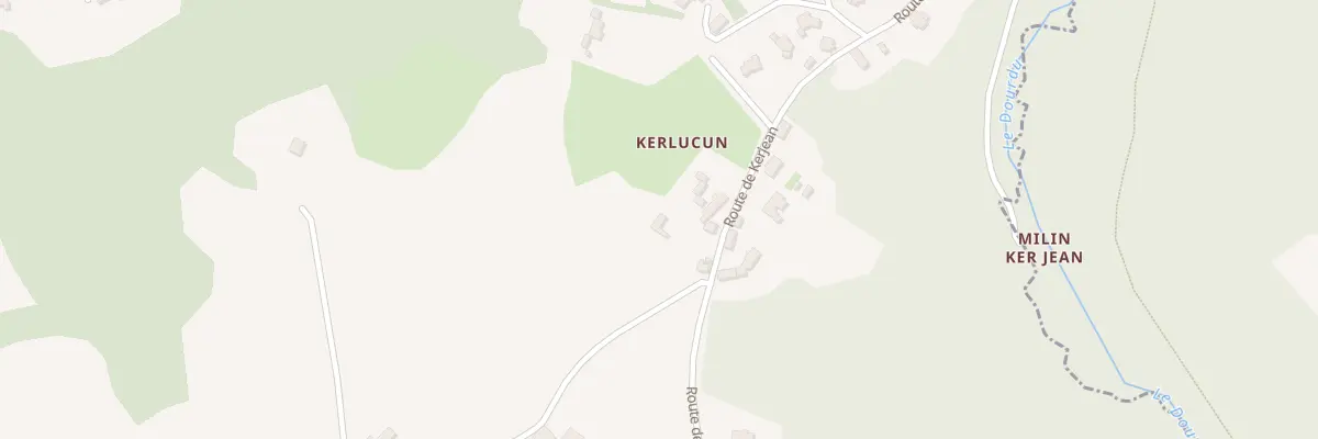 Plan du 11 Rte de Kerjean à Louannec