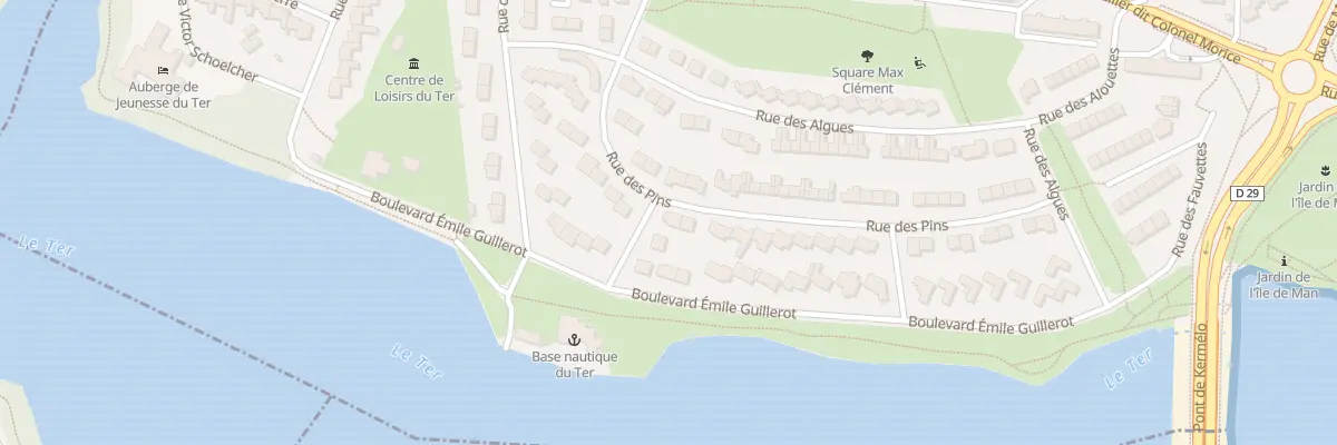 Plan du 36 Rue des Pins à Lorient