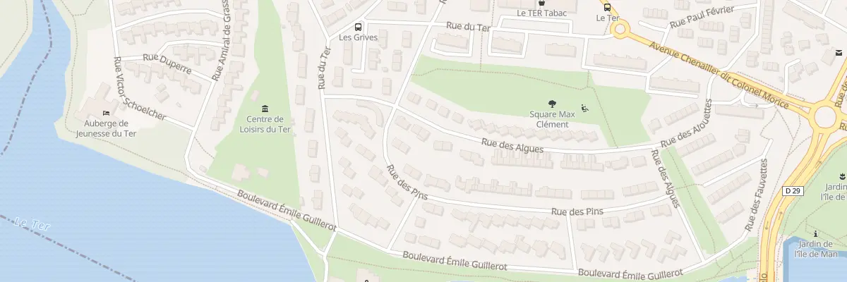 Plan du 54 Rue des Algues à Lorient