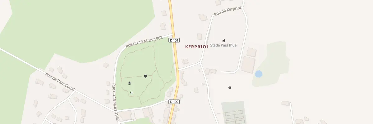 Plan du 4 Rue de Kerpriol à Berné