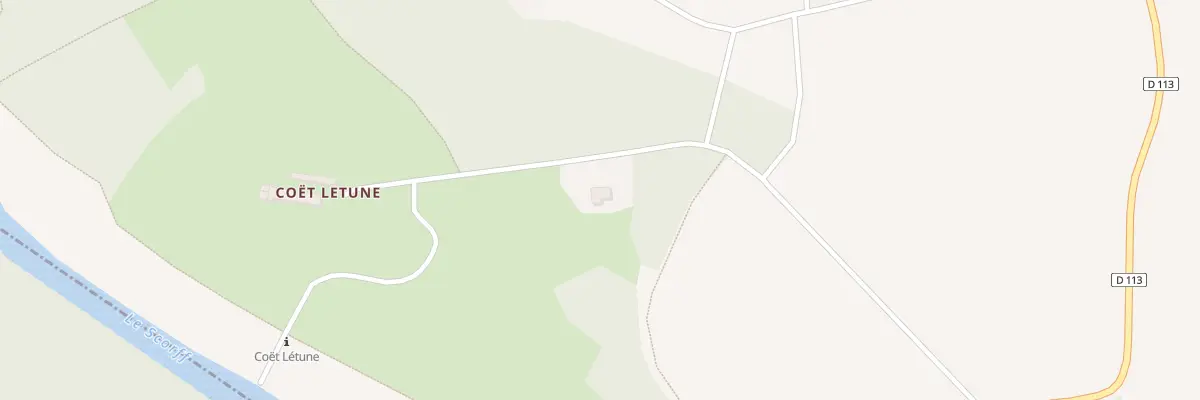 Plan du 1 Coët Letune à Cléguer