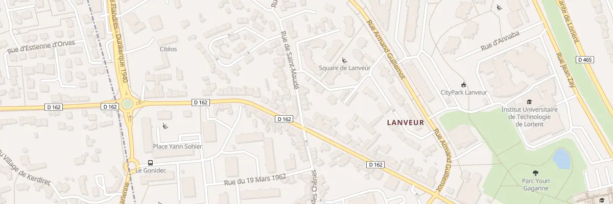 Plan du 5 Rue de Saint-Maudé à Lorient