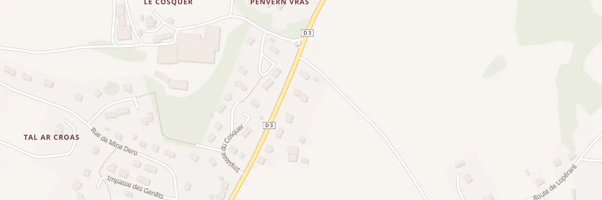 Plan du 36 Rue de Rostrenen à Glomel