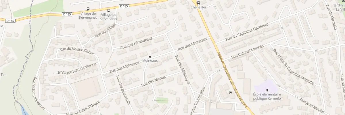 Plan du 2 Rue des Moineaux à Lorient