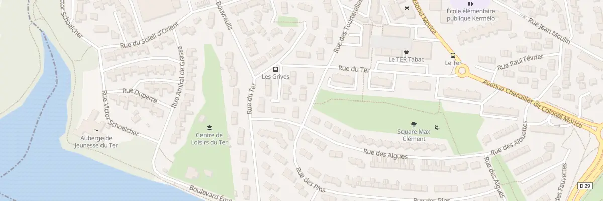 Plan du 46 Rue des Pins à Lorient