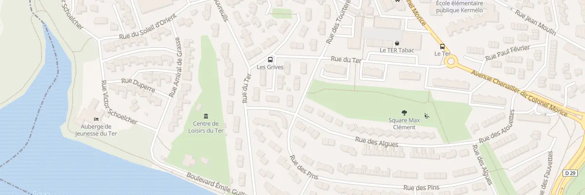 Plan du 44 Rue des Pins à Lorient