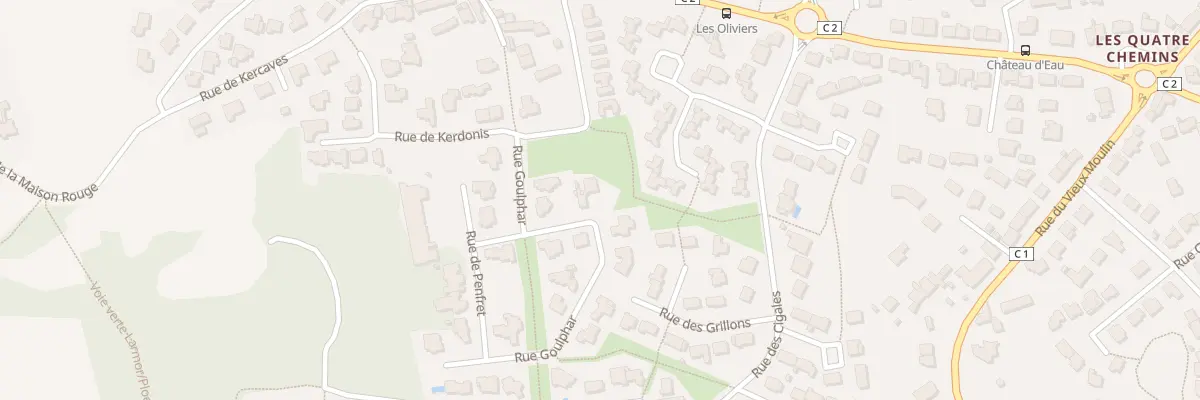 Plan du 2 Rue de Goulphar à Larmor-Plage