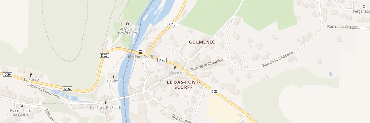 Plan du 1 Rue de Golmenic à Cléguer
