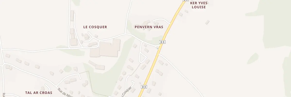 Plan du 1 Imp de Pen Vern Vras à Glomel