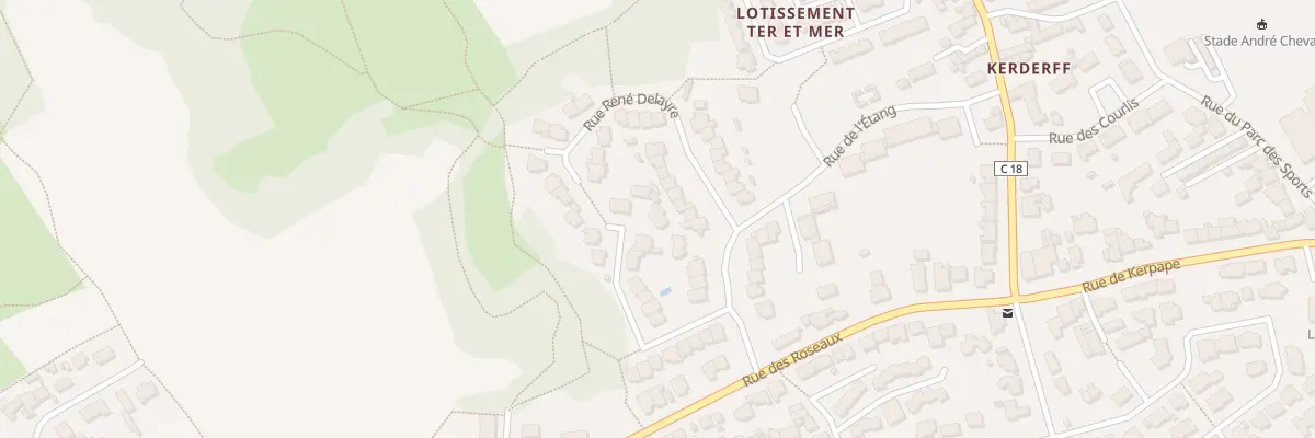 Plan du 13 All des Joncs à Larmor-Plage