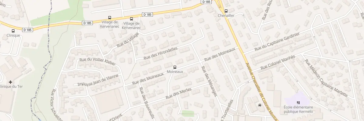 Plan du 17 Rue des Moineaux à Lorient