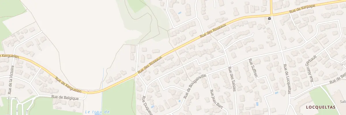 Plan du 36 Rue des Roseaux à Larmor-Plage