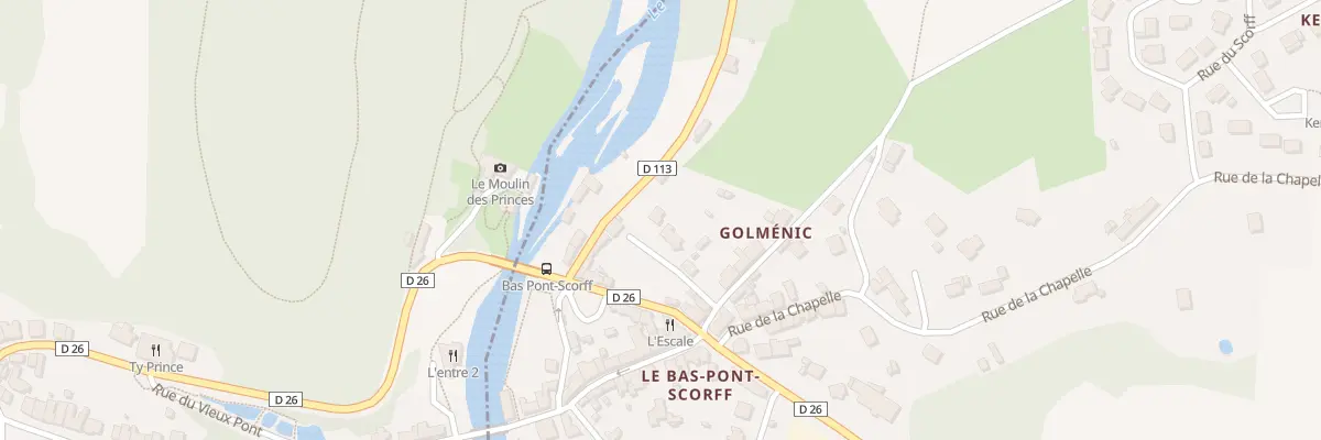 Plan du 3 Rue de Golmenic à Cléguer