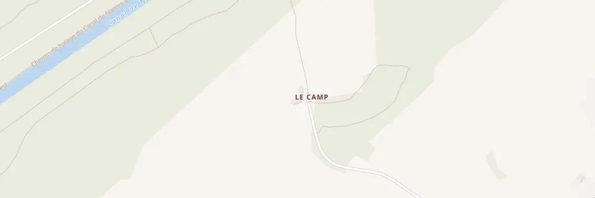 Plan du 1 Le Camp à Glomel