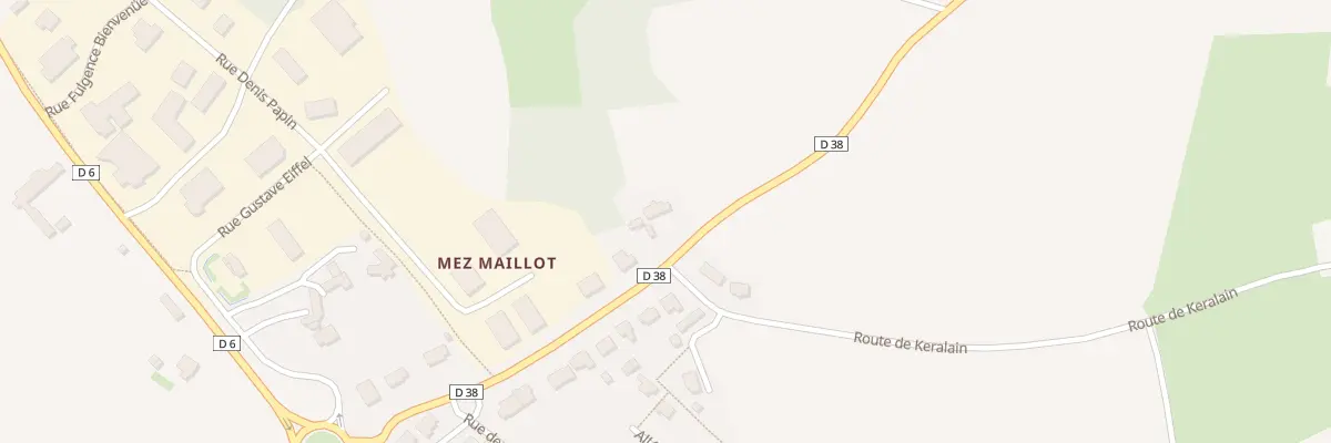 Plan du 9 Rte de Trélévern à Louannec