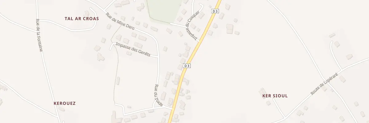 Plan du 37 Rue de Rostrenen à Glomel