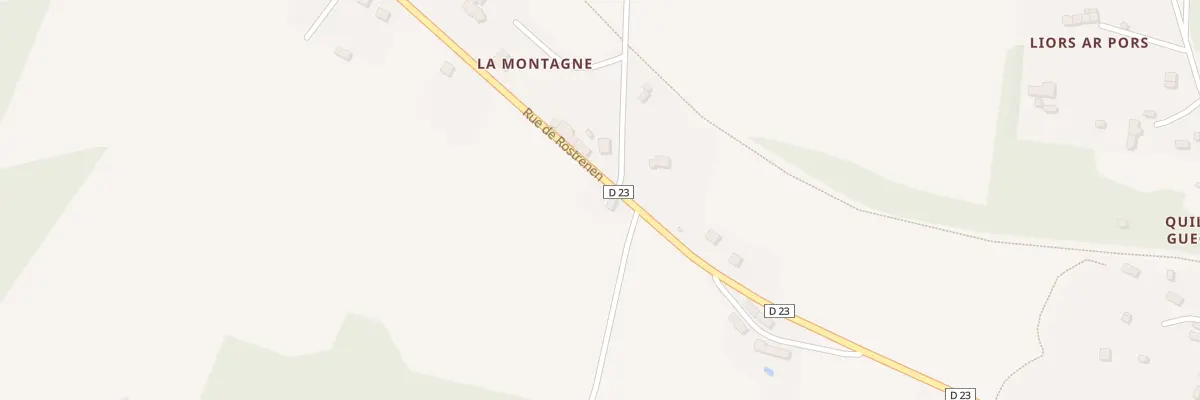 Plan du 14 La Montagne à Maël-Carhaix
