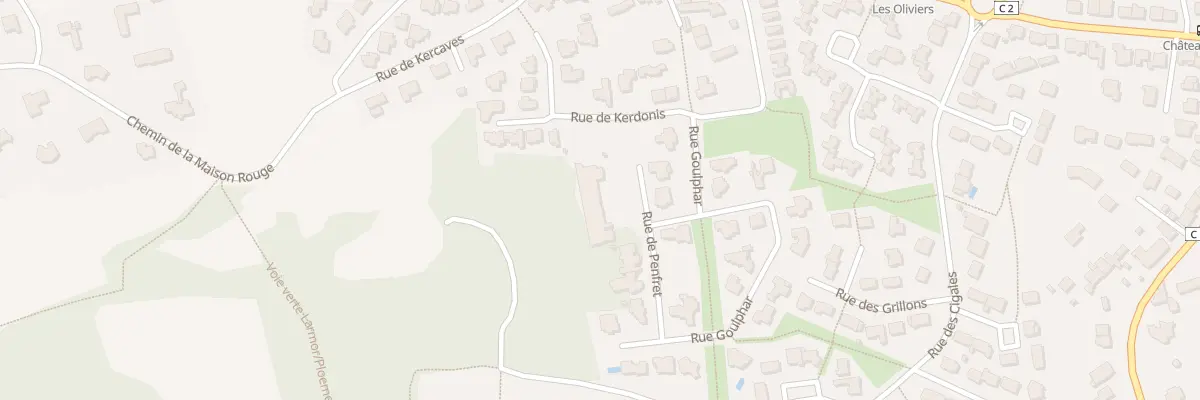 Plan du 16 Rue de Penfret à Larmor-Plage