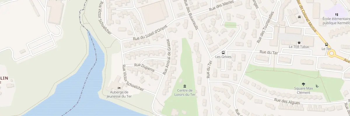 Plan du 15 Rue amiral de Grasse à Lorient