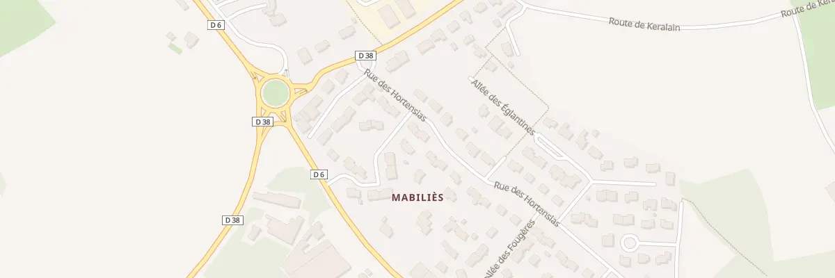 Plan du 7 Rue des Hortensias à Louannec