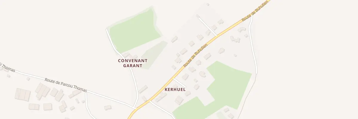 Plan du 5288 Kerhuel à Rospez