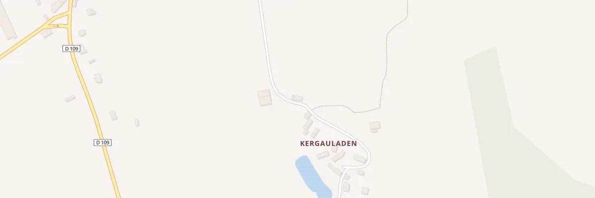 Plan du 5250 Kergauladen à Priziac